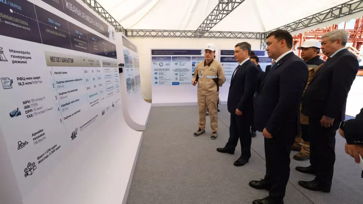 Проект на 1000 МВт: в Туркестане строят крупнейшую электростанцию страны