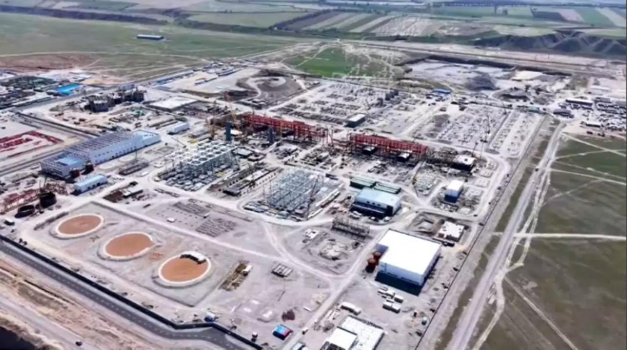 Крупнейшую газовую электростанцию строят в Туркестанской области