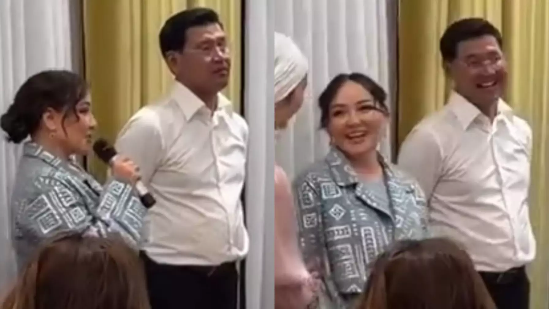 "Дұрыс сөйлеуді білмейді": Жазира Байырбекованың құдалықтағы сөзі сынға ұшырады (ВИДЕО) 