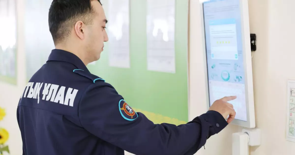  Ұлттық ұлан сарбаздары асхана тағамын электронды жүйе арқылы бағалай алады 