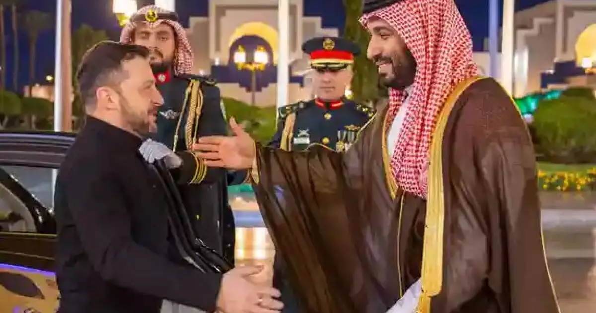  Зеленский Сауд Арабиясына құпия сапармен барды 