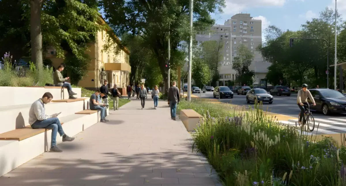 Алматыдағы Сәтбаев көшесі халықаралық стандарттарға сай жаңартылады