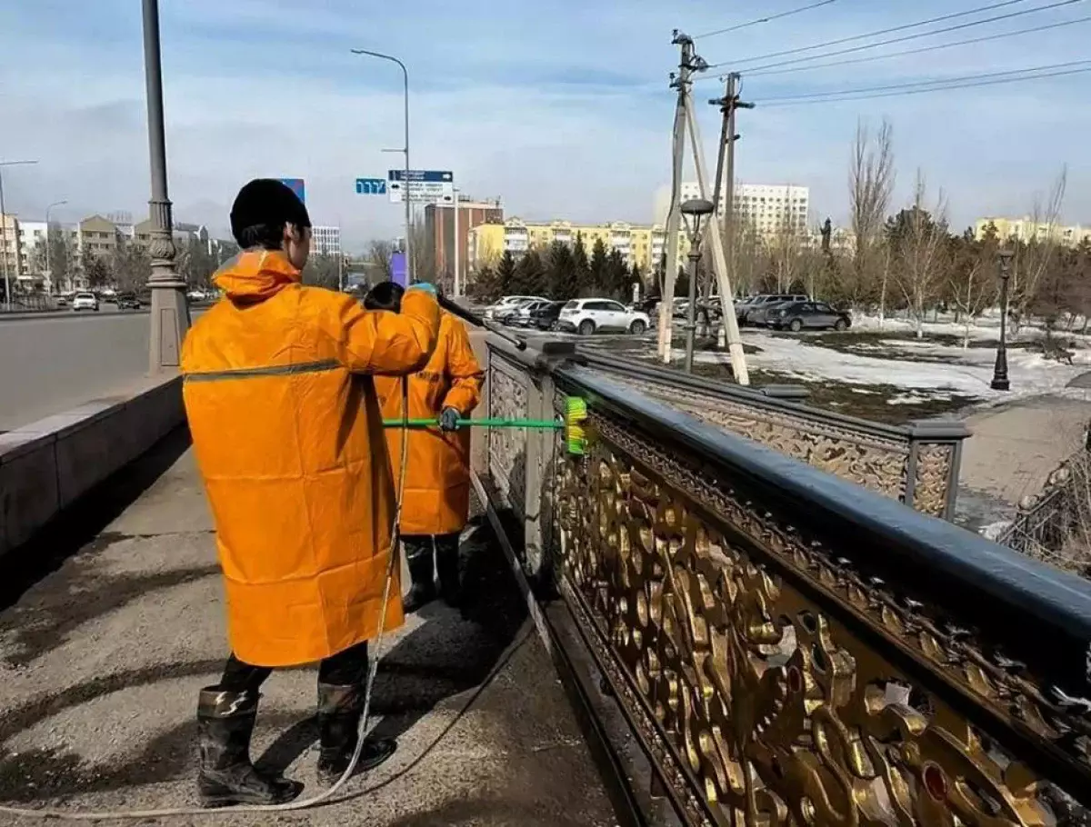 Масштабная генеральная уборка проходит в Астане