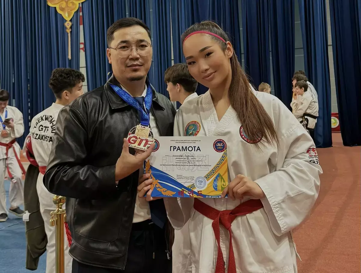 Таэквондистка из Мангистау завоевала бронзовую медаль на чемпионате Казахстана - новости на Lada.kz 27.03.2026