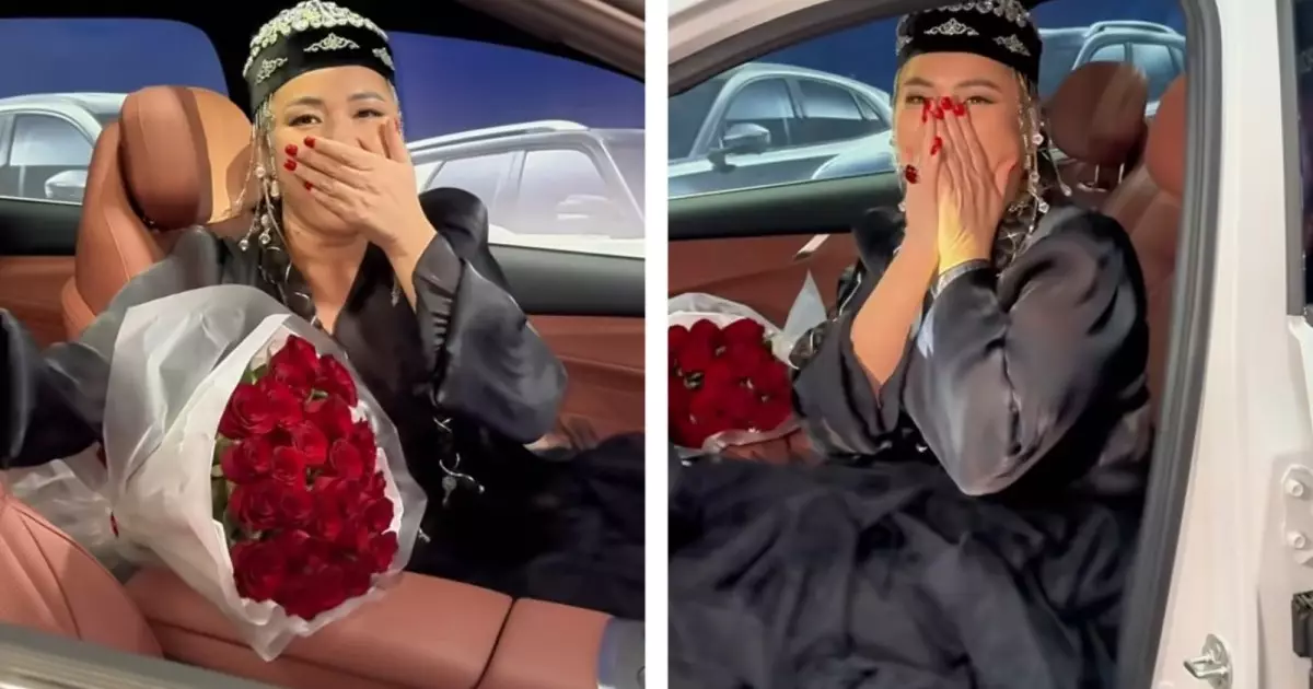  «Екеуміз бүгін ғана таныстық»: Мөлдір Мұқановаға бейтаныс жан көлік сыйлады 