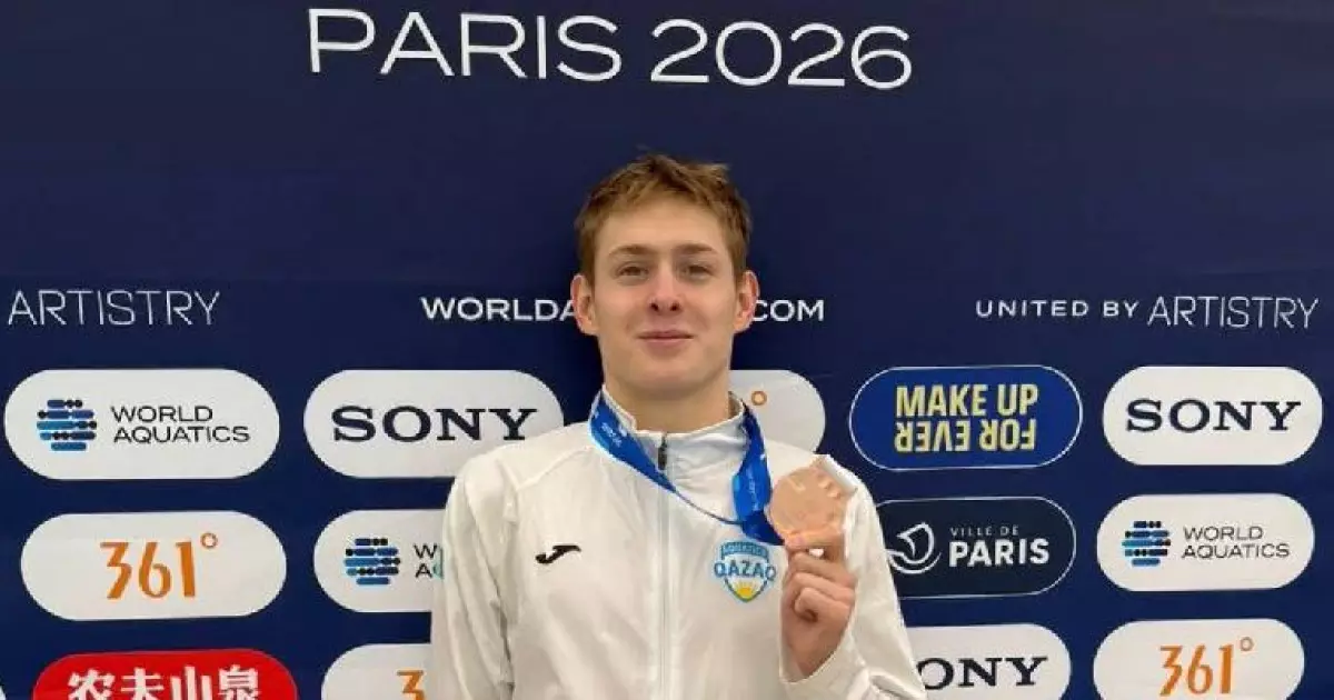   Қазақстандық спортшы көркем жүзуден Париждегі әлем кубогының жүлдегері атанды   