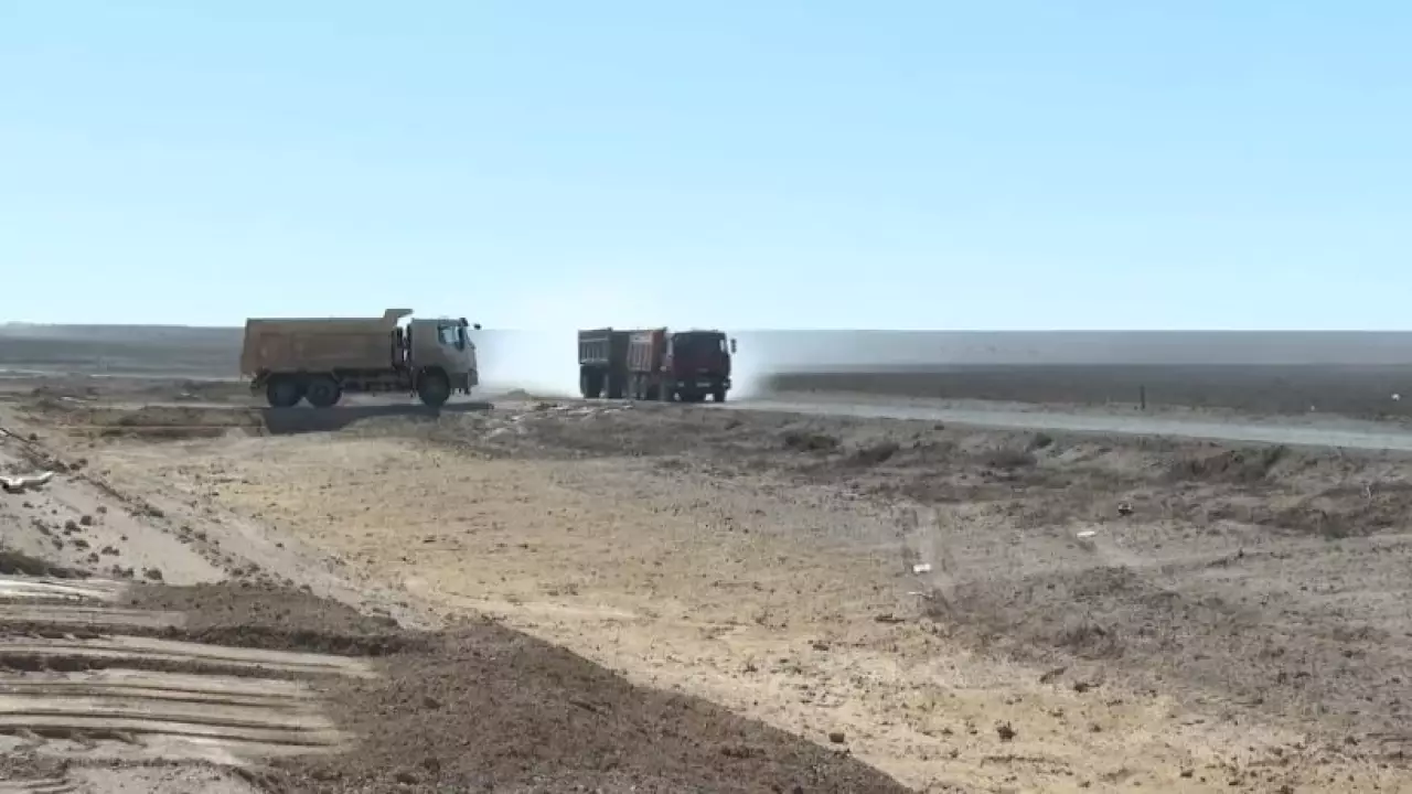 Реконструкция трассы «Жезказган – Кызылорда» продолжается в области Ұлытау