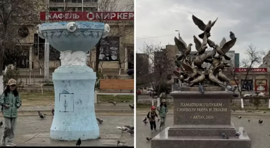 Ақтаулықтар қалада көгершіндерге ескерткіш орнатуды ұсынды