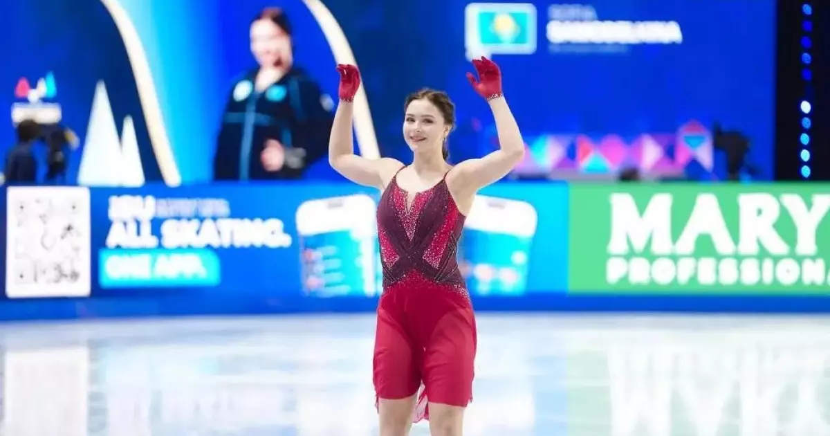  Мәнерлеп сырғанаушы Софья Самоделкина әлем чемпионатында мансабындағы ең үздік нәтижесін көрсетті 