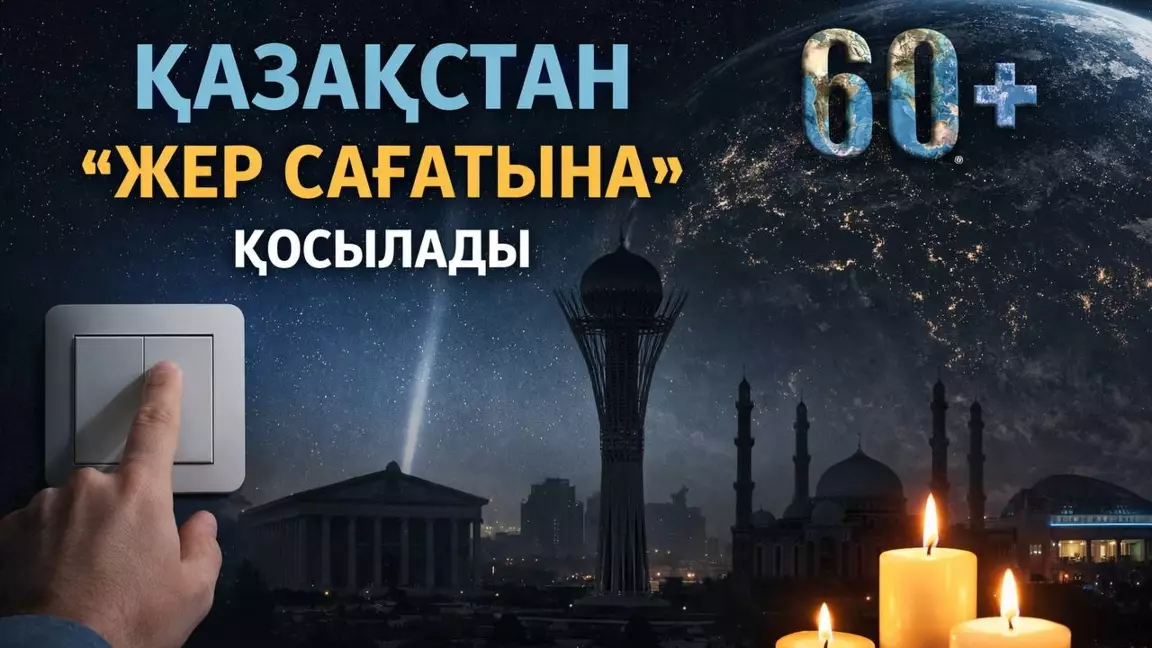 Қазақстан «Жер сағатына» қосылады