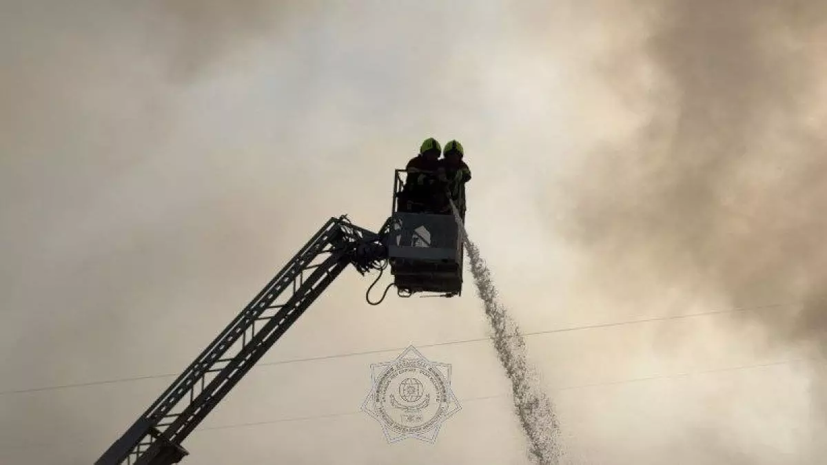 Алматыдағы барахолка аумағында тағы да өрт шықты