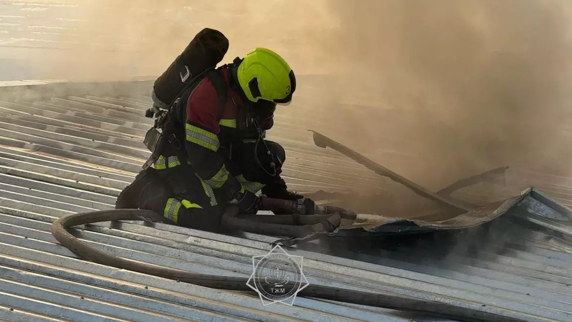 Алматыдағы құрылыс өртi толық сөндірілді