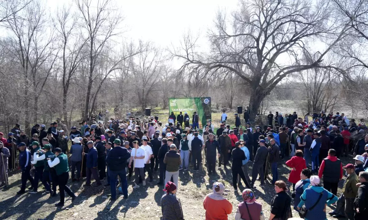 В Жетісу очищены берега реки Коксу