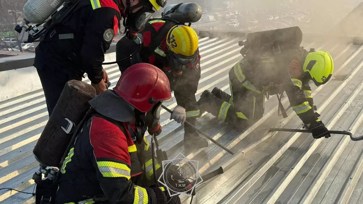 В районе барахолки алматы ликвидировали пожар на площади 1000 кв.м