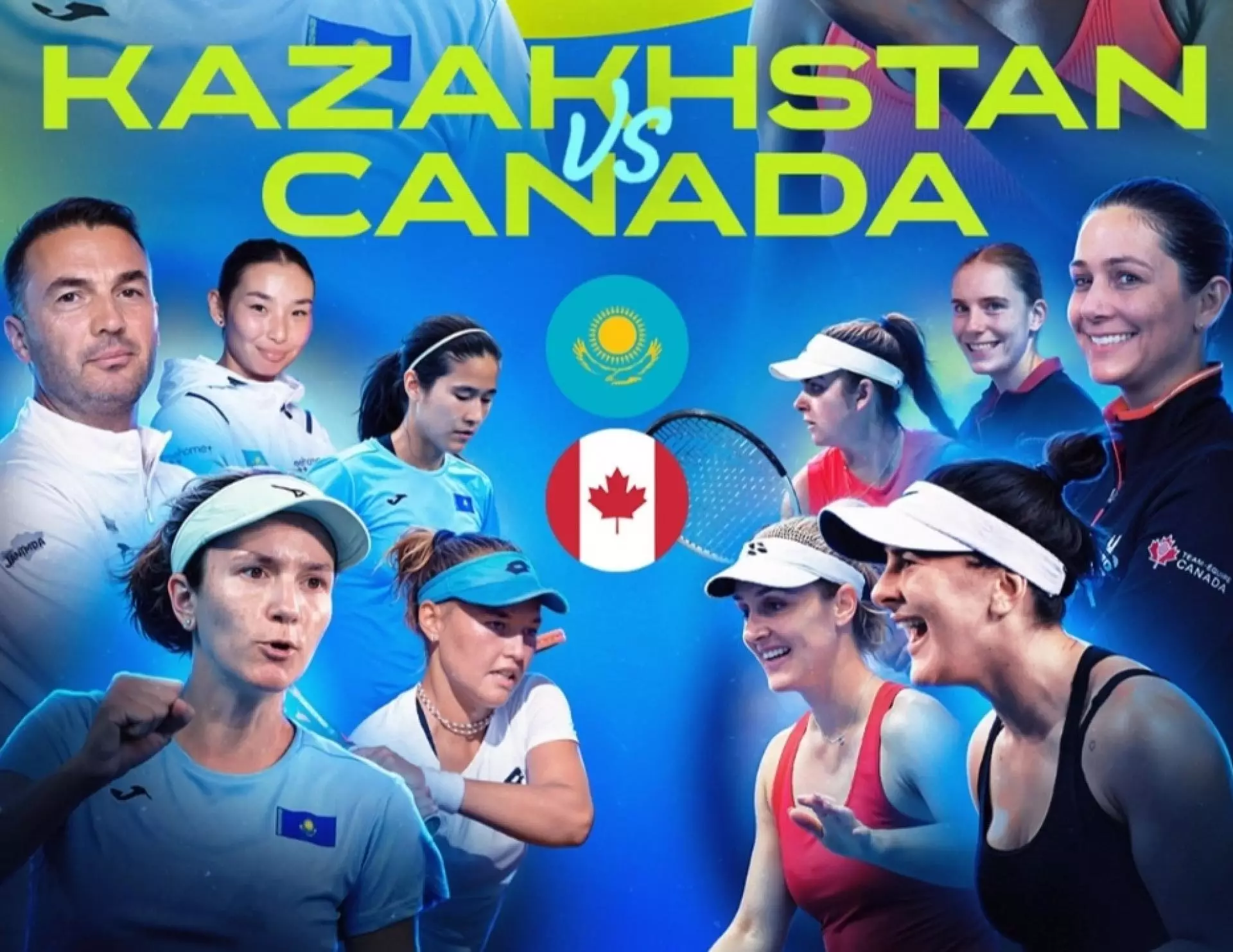 Первая ракетка Канады снялась с матча против Казахстана