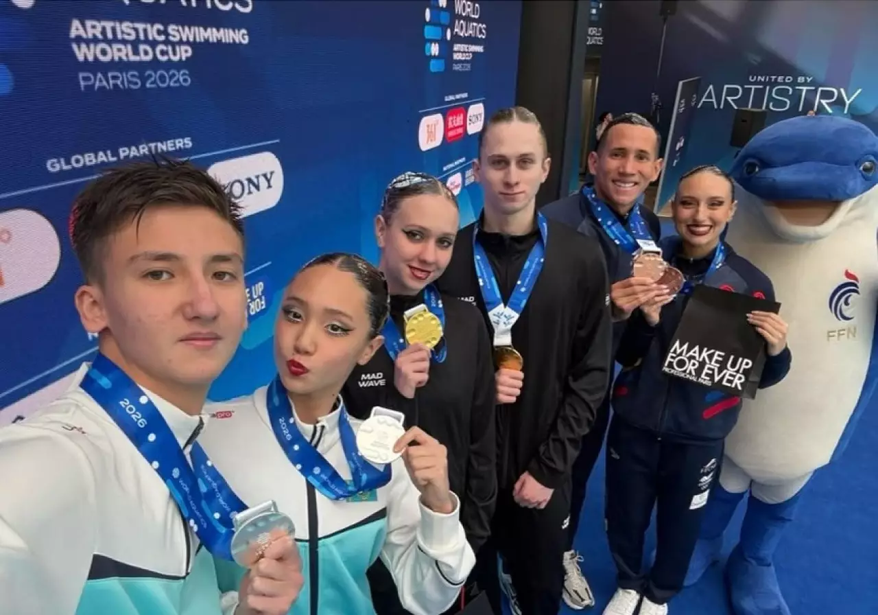Казахстан завоевал вторую медаль на ЭКМ по артистическому плаванию