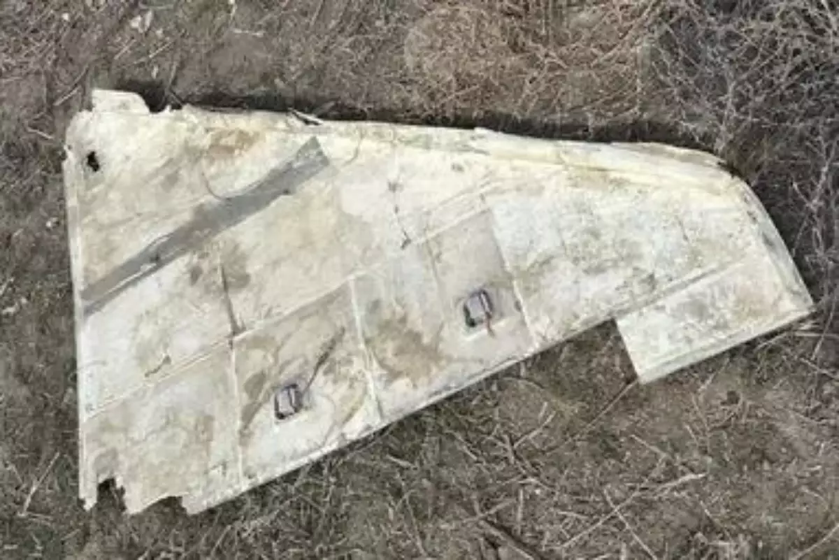 Атырау облысында дрон сынықтарына ұқсас бөлшектер табылды