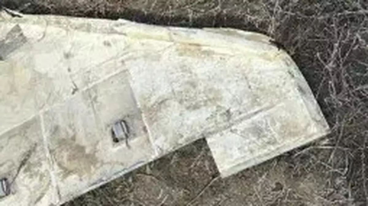 В Атырауской области снова нашли обломки беспилотника