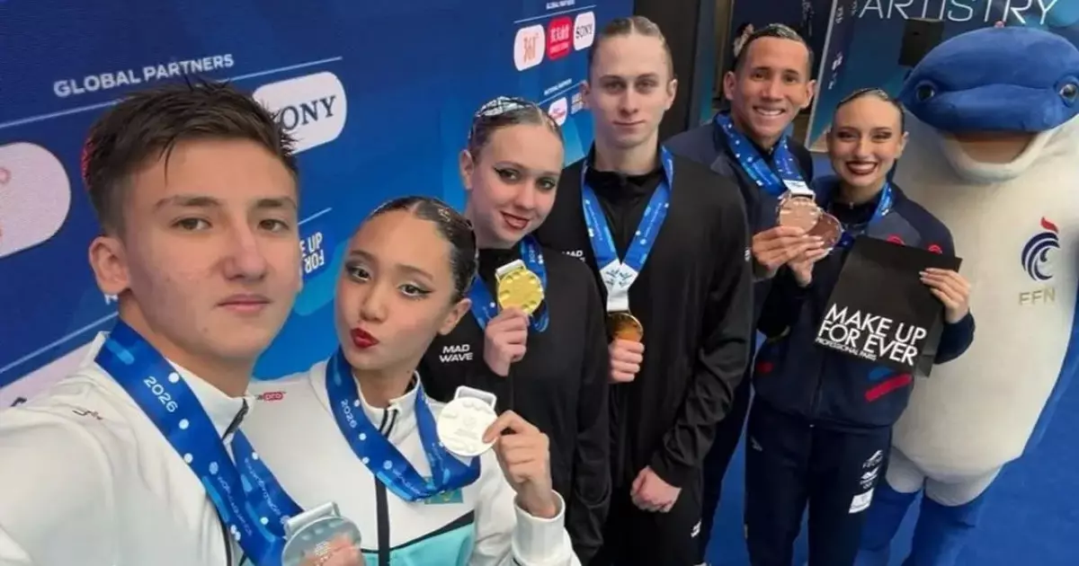  Қазақстан әртістік жүзуден әлем кубогы кезеңінде екінші жүлдесін жеңіп алды 