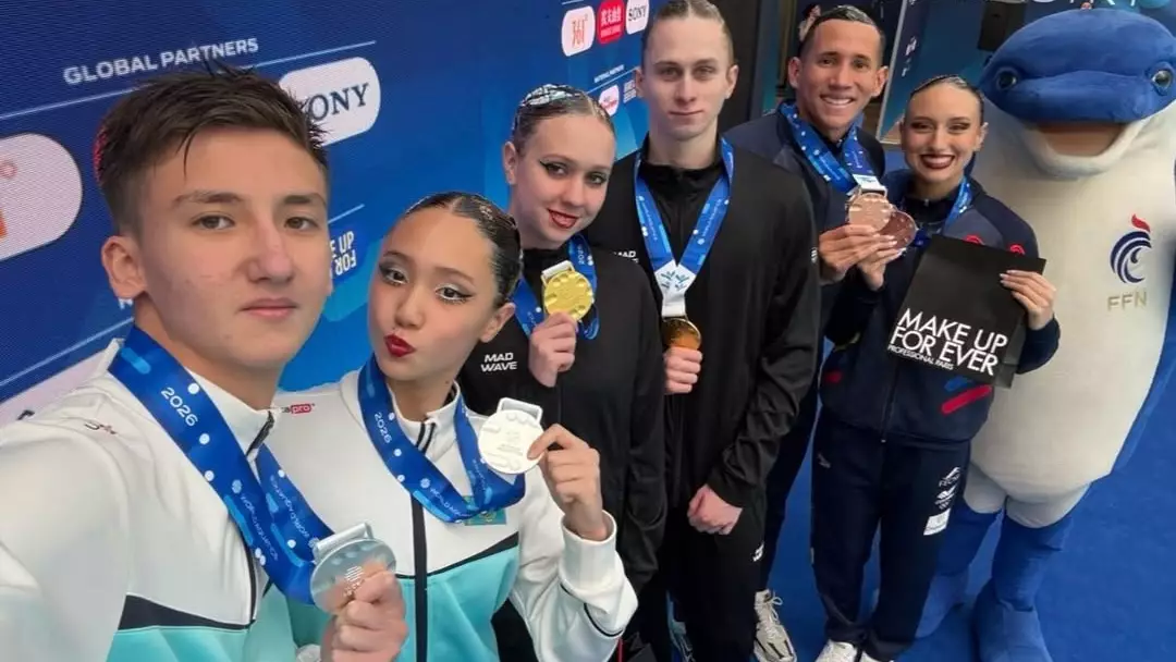 Қазақстан әртістік жүзуден Әлем кубогы кезеңінде екінші медаль жеңіп алды