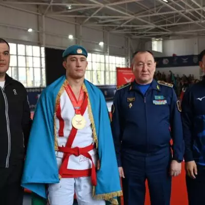 Названы победители чемпионата по қазақ күресі среди силовых структур Казахстана