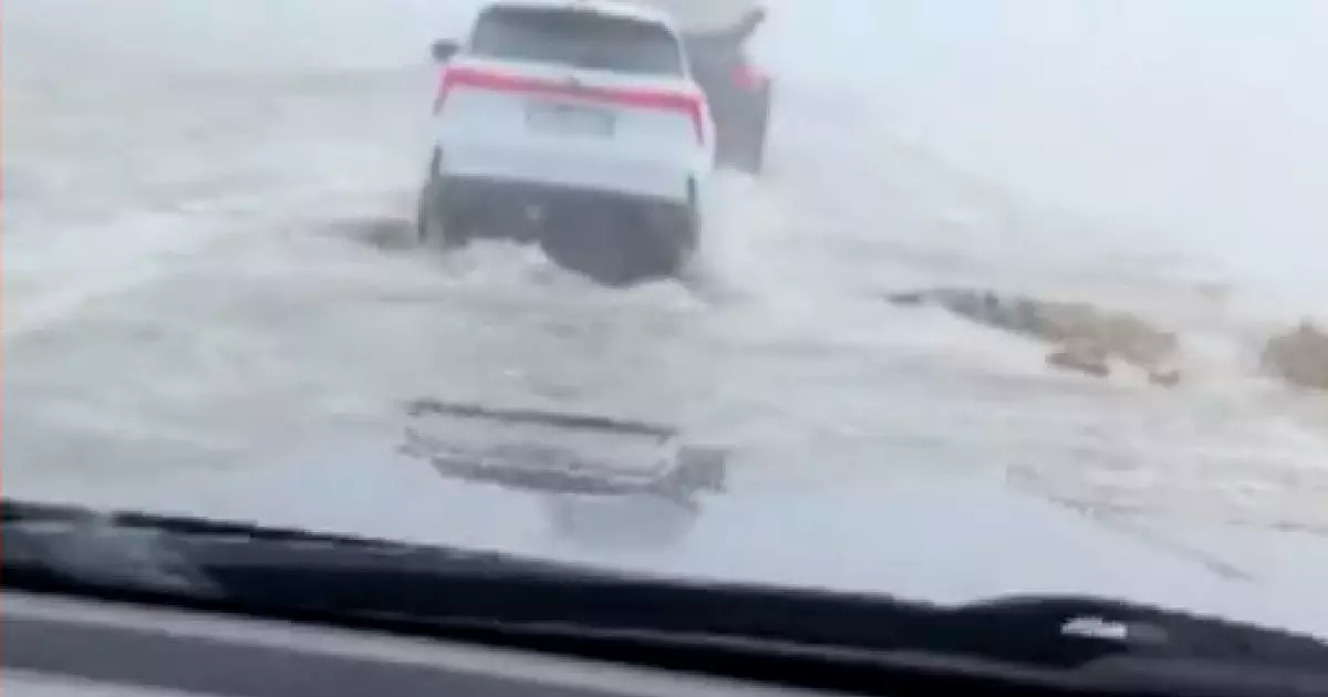  «Көкшетау – Омбы» тас жолының 118 шақырымын су басып қалды 