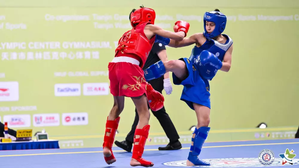 Қазақстандық спортшы ушу-саньдадан әлем чемпионатында тарихи жеңіске жетті