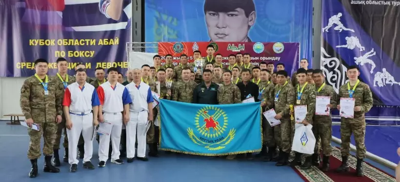 Турнир по самбо среди гвардейцев прошел в Семее