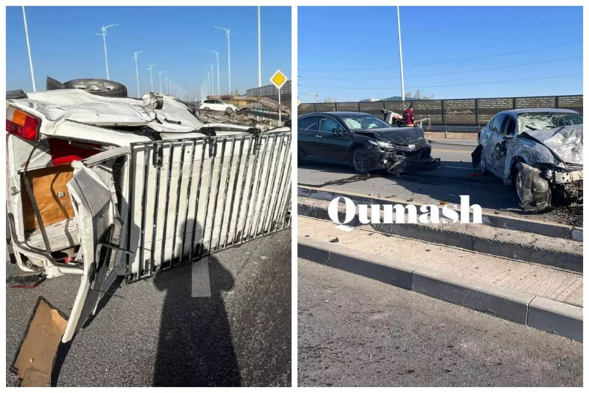 Басы жұлынып кетті: Қызылордада жантүршігерлік жол апатынан 6 баланың әкесі мерт болды