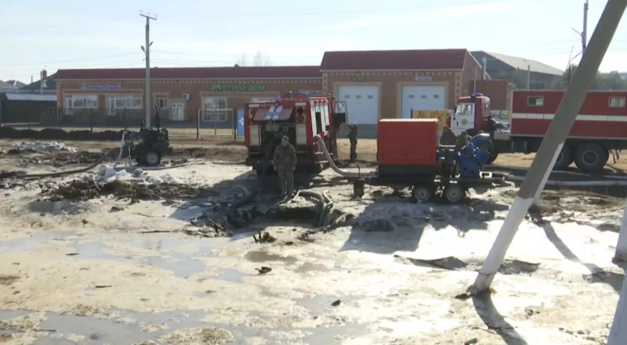 Қостанай облысында бірқатар жолды су басты