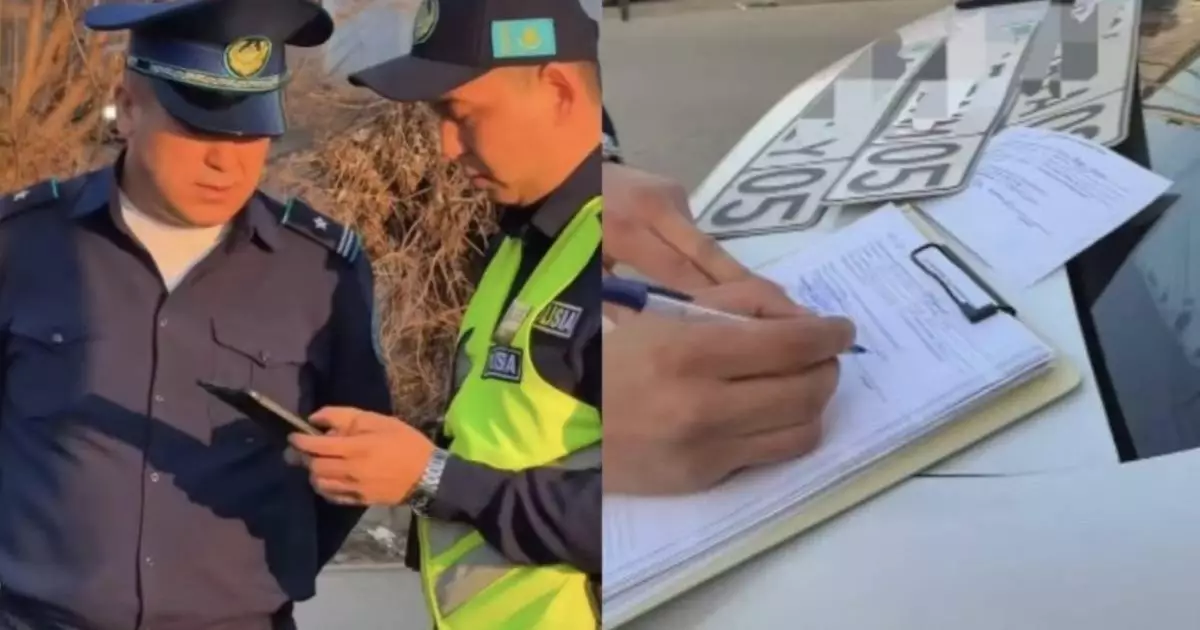  Полицейский майор неправильно припарковался: у него сняли госномера 