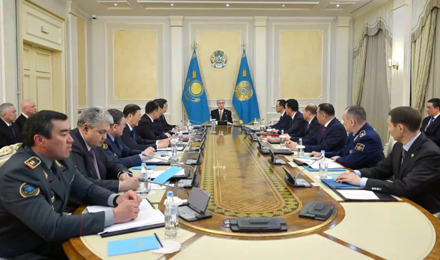 Тоқаев Қауіпсіздік кеңесінің отырысын өткізді