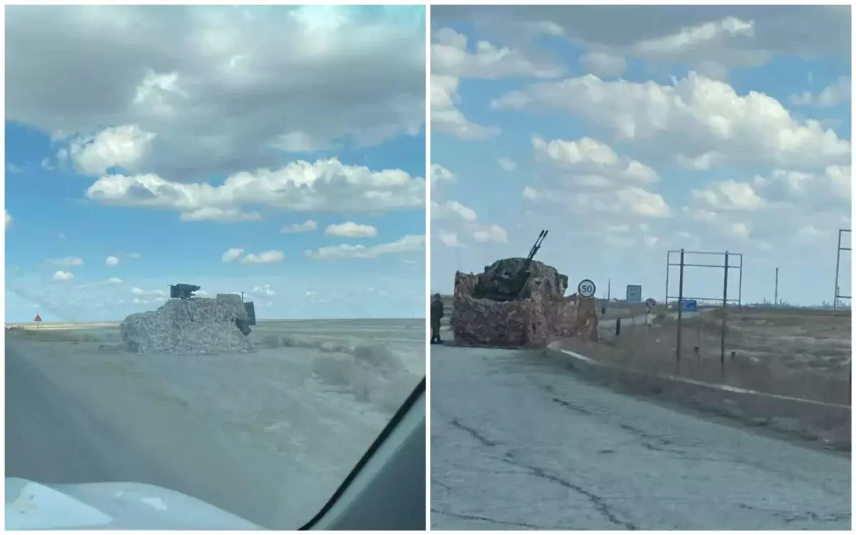 Армию и военную технику заметили у Тенгиза – заявление Минобороны