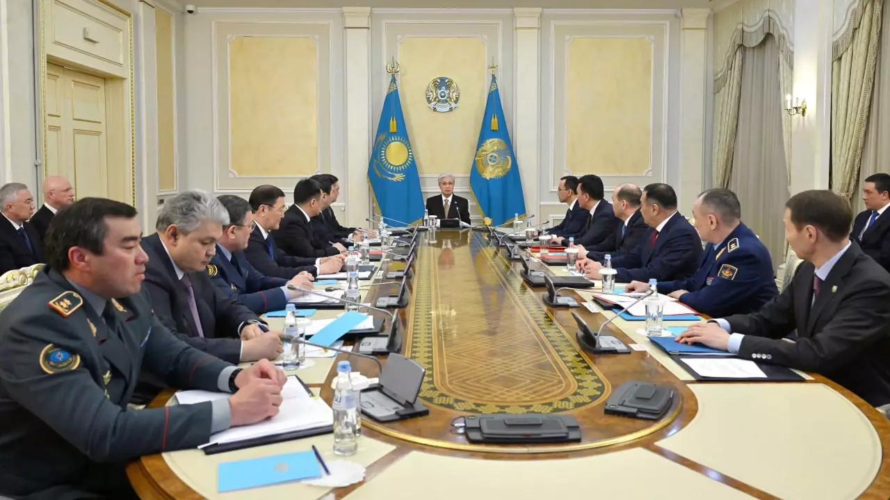 Президент Қауіпсіздік кеңесінің отырысын өткізді