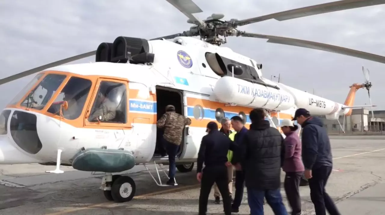 Экологтар Каспий теңізін зерттеп жатыр