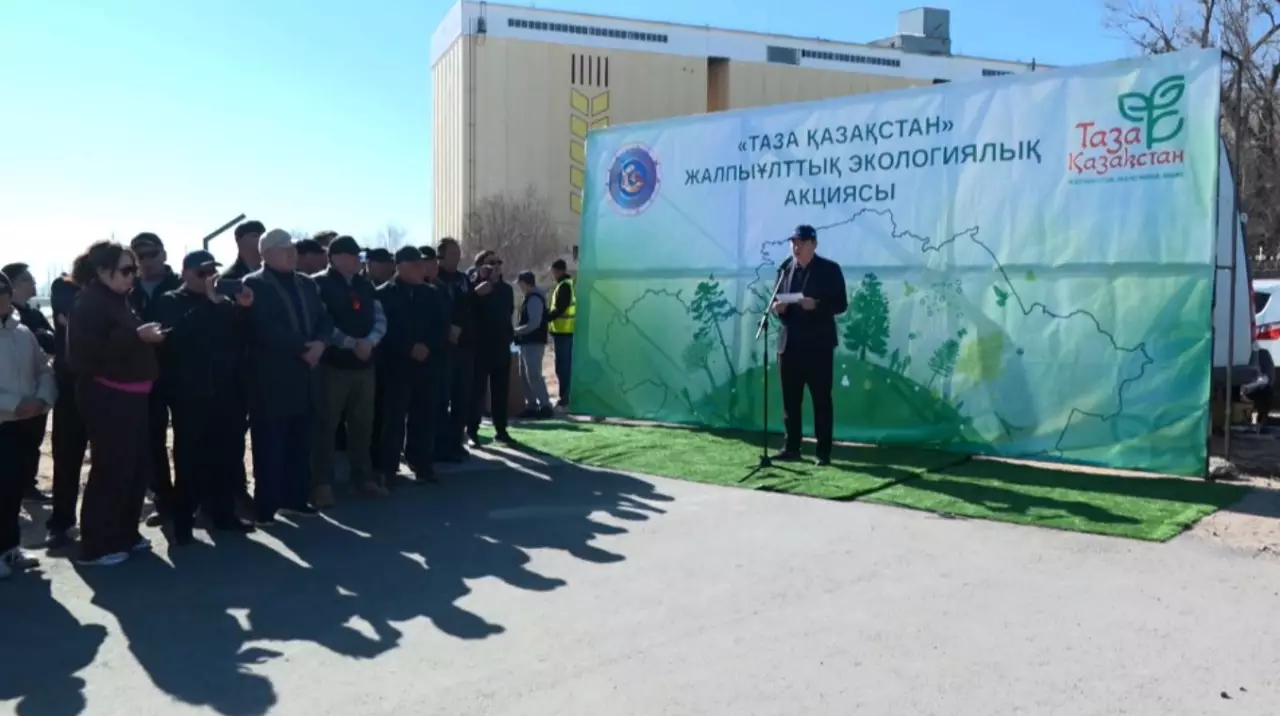 «Таза Қазақстан»: Қонаевта 3000 көшет егілді