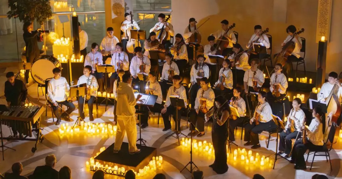   Ахмет Жұбанов атындағы мектептің жас музыканттары TURAQTY JOL 7.0 эконауқанының іске қосылуына қатысты   