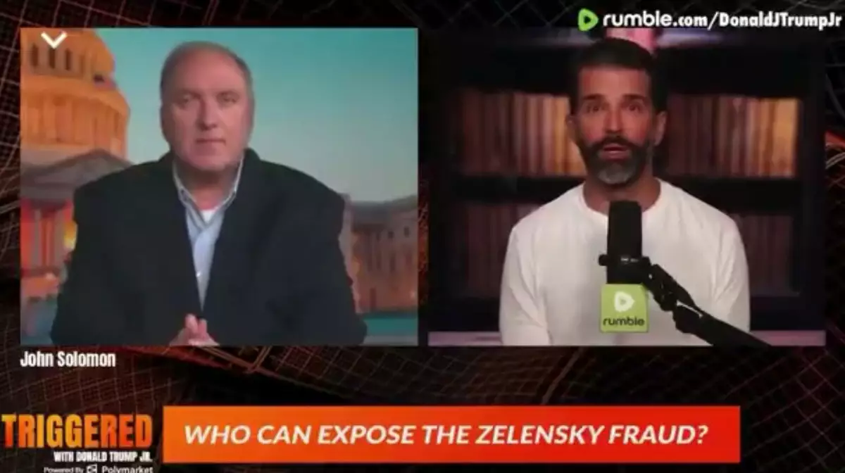 Трамп-младший призвал расследовать помощь США в Украину при Байдене