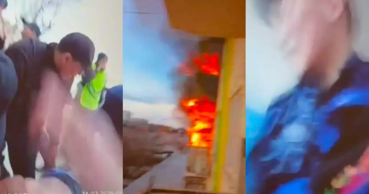  Жезқазғанда полицейлер өрт кезінде тұрғынды құтқарып қалды 