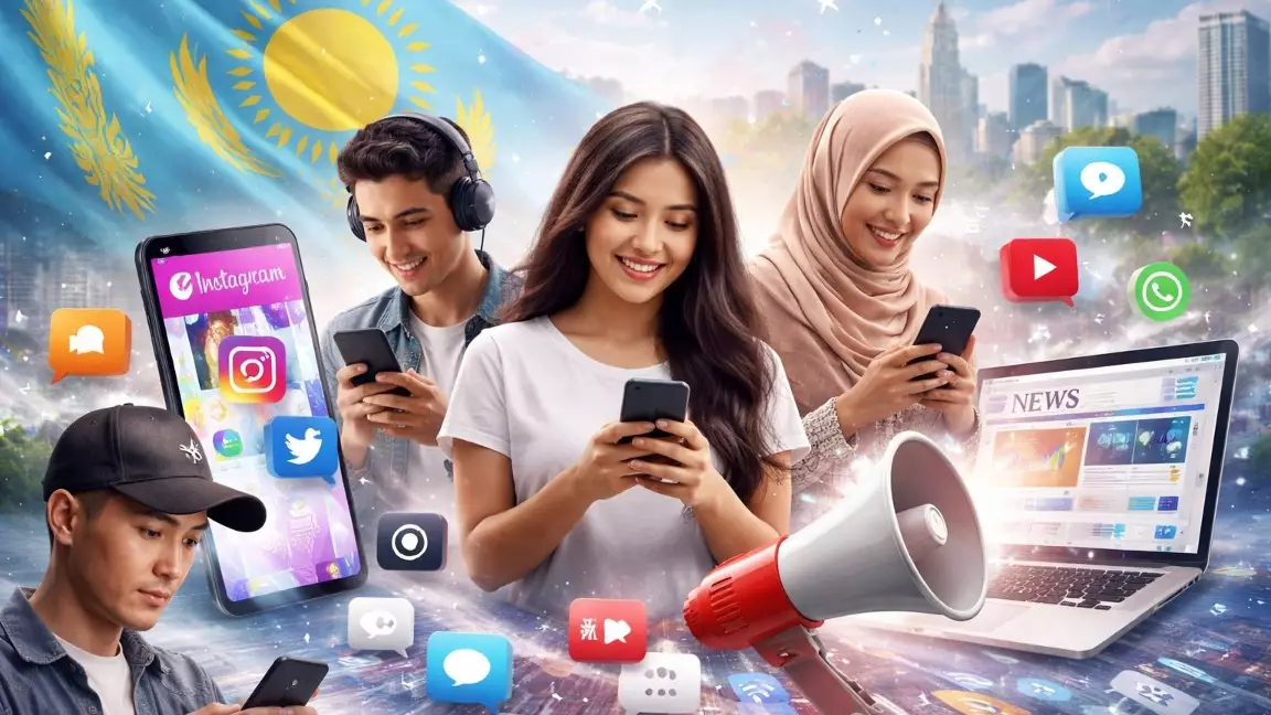 Қазақстандықтар әлеуметтік желі мен қазақ тілін таңдайды