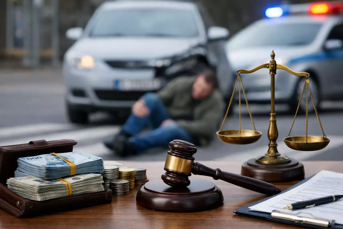 Пешеход в Атырау отсудил у водителя более миллиона тенге