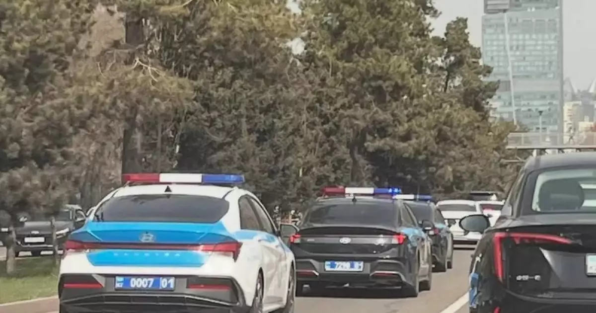  Колонны полиции из других регионов прибыли в Алматы 