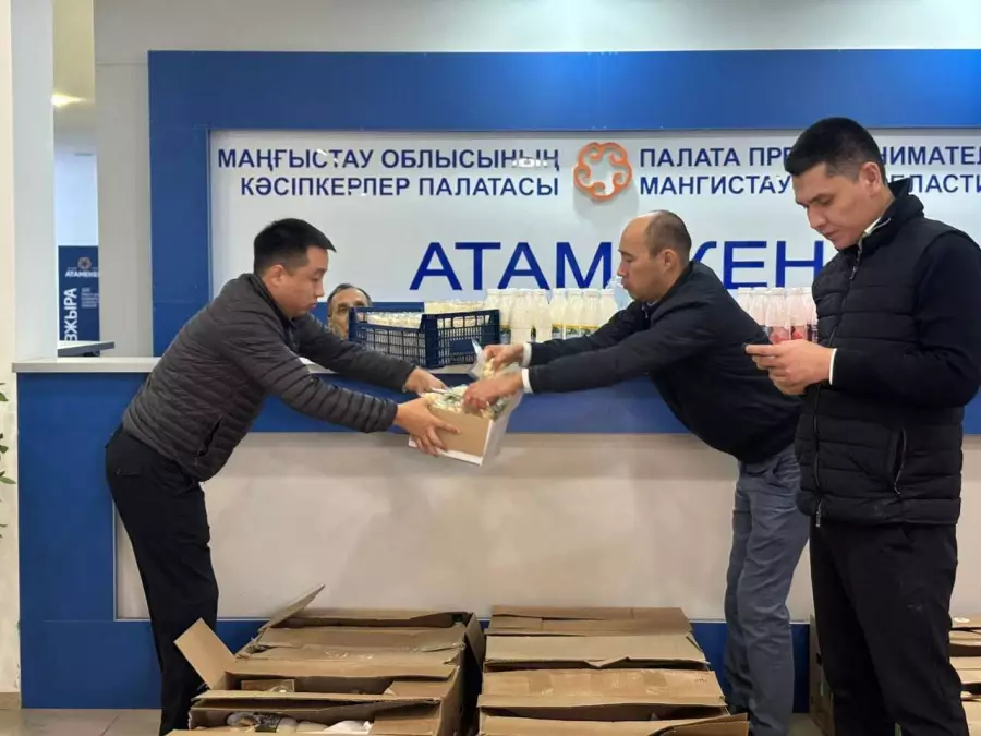 Маңғыстауда “Игі іс“ акциясы аясында 100-ден астам отбасыға көмек көрсетілді