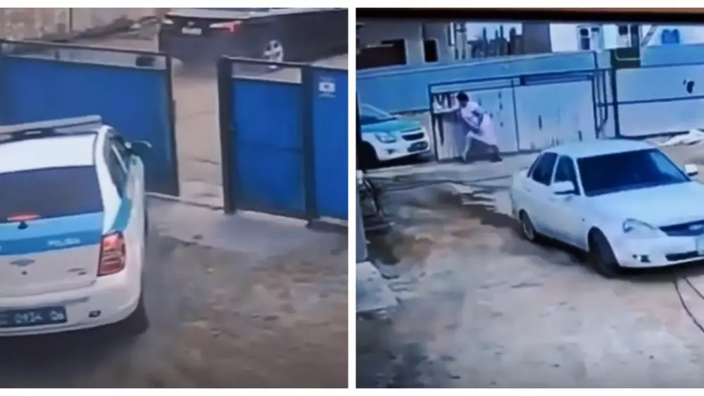 В Атырауской области женщина помешала полицейской погоне