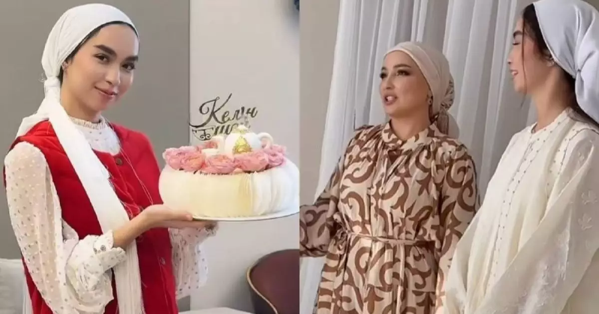  Әнші Жазира Байырбекова келінінің орамалын аукционға қойды 