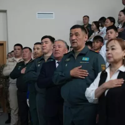 В Кызылорде более тысячи школьников приняли участие в военно-патриотической акции