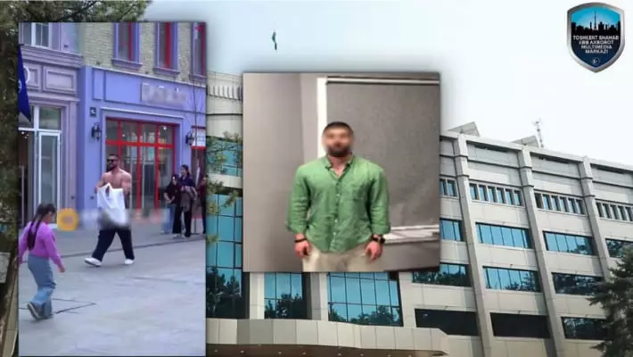 В Ташкенте задержали мужчину за прогулку с голым торсом в парке Magic City