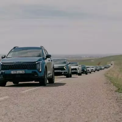 Автопробег GO с нами на Sportage: Шымкент сделал это!