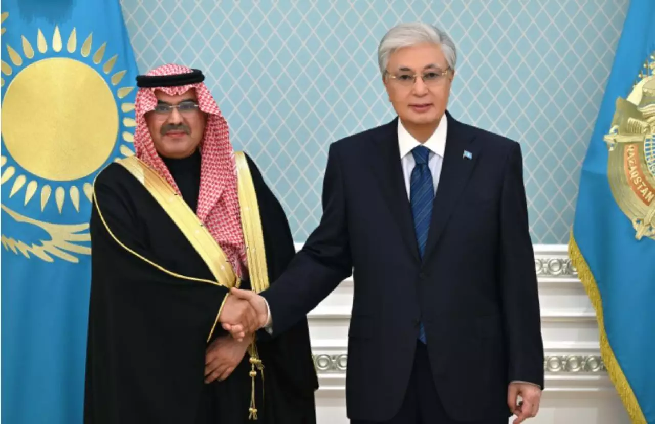 Мемлекет басшысы Сауд Арабиясы Корольдігінің Қазақстан Республикасындағы елшісін қабылдады
