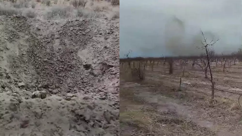 Боеприпасы выпали из истребителя над Иссык-Кулем